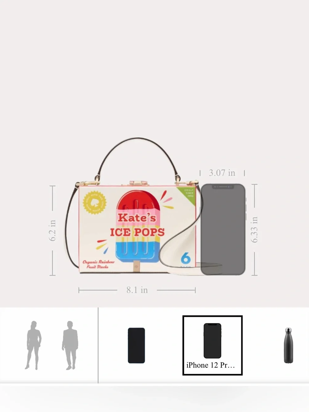 Kate Spade Snack Bar Popsicle Crossbody Bag MSRP $429